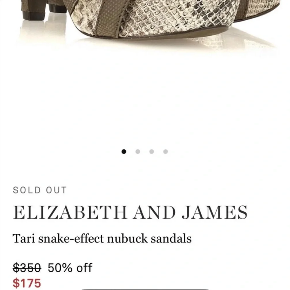Elizabeth and James stylish platform